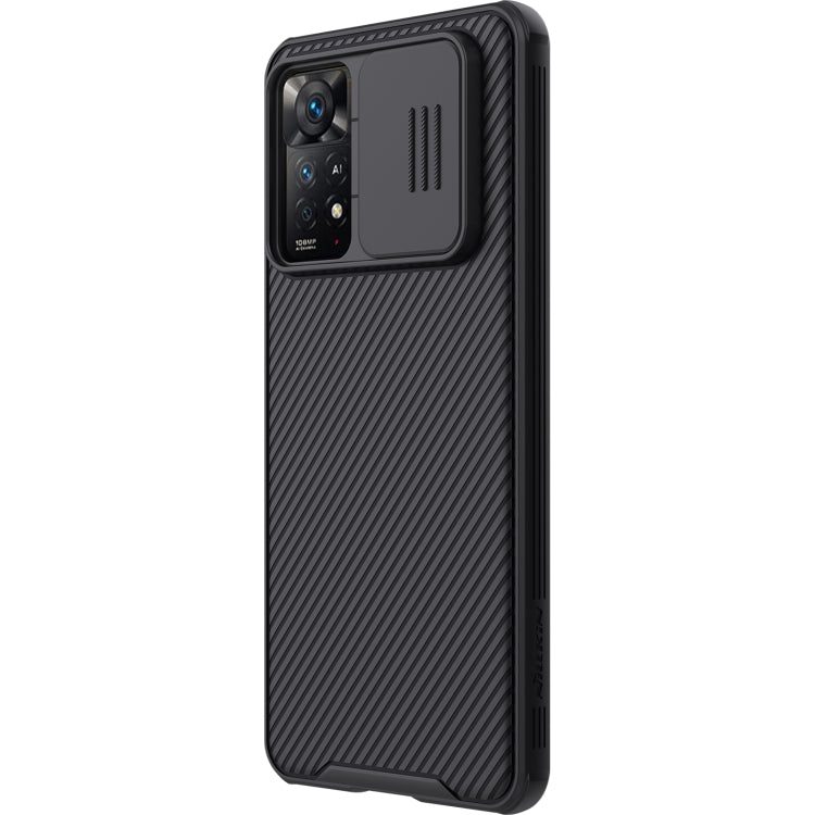 For Xiaomi Redmi Note 11 Pro Global / 11 Pro Global 5G / 11 Pro+ 5G India / 11E Pro 5G NILLKIN Black Mirror Pro Camshield PC Case (Black) - Xiaomi Cases by NILLKIN | Online Shopping South Africa | PMC Jewellery | Buy Now Pay Later Mobicred