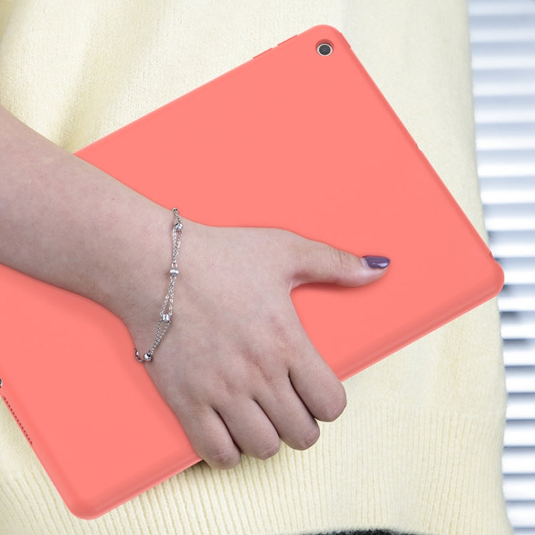 For iPad 10.2 2021 / 2020 / 2019 Mutural Silicone Microfiber Tablet Case(Black) - free shipping - PMC TechLife - Order now!