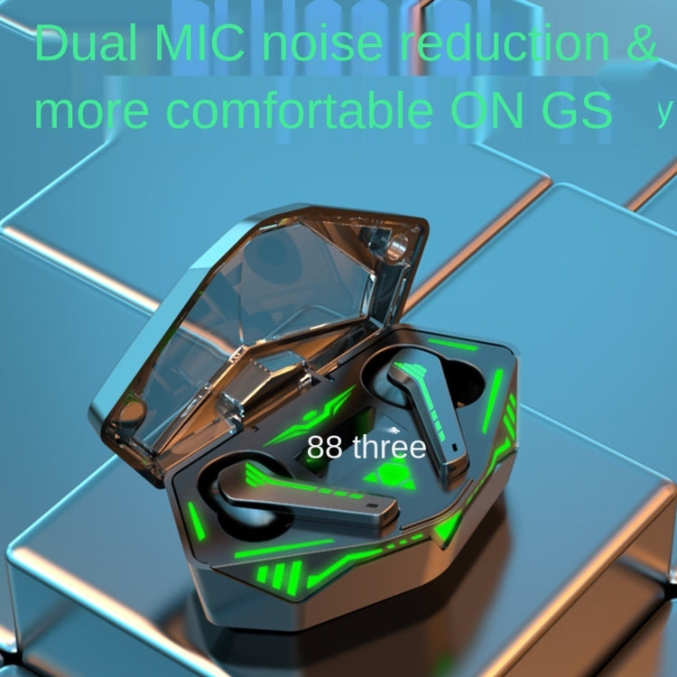 MD198 TWS E-sports Gaming Wireless Bluetooth Earphone(Black) - TWS Earphone by PMC TechLife | Online Shopping South Africa | PMC TechLife
