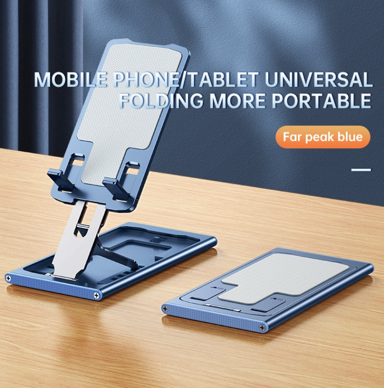 R-JUST HZ16 Slim Phone Desktop Holder(Far Peak Blue) - Desktop Holder by R-JUST | Online Shopping South Africa | PMC Jewellery