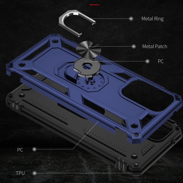 For Samsung Galaxy A33 5G Shockproof TPU + PC Phone Case(Blue) - free shipping - PMC TechLife - Order now!
