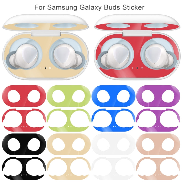 For Galaxy Buds Wireless Bluetooth Earphone Metal Protective Sticker(Rose Gold) - Protective Sticker by PMC TechLife | Online Shopping South Africa | PMC TechLife