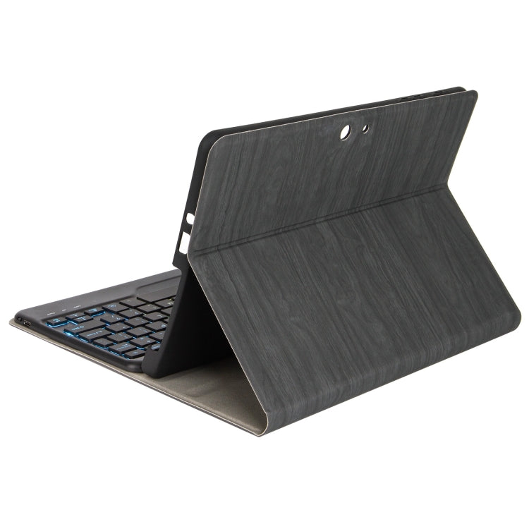 For Microsoft Surface Go 3 / 2 / 1 SFGOS Tri-color Backlit Tree Texture Bluetooth Keyboard Leather Case(Black + Black) - Others Keyboard by PMC Jewellery | Online Shopping South Africa | PMC Jewellery