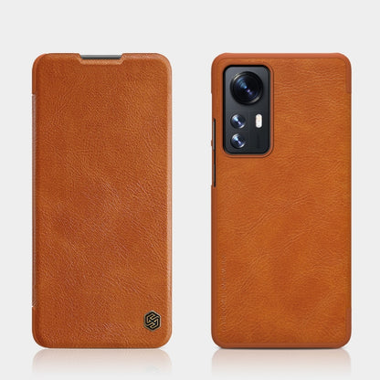 For Xiaomi Redmi Note 11 5G / 11T 5G / Poco M4 Pro 5G / 11S 5G NILLKIN QIN Series Crazy Horse Texture Leather Phone Case(Brown) - Xiaomi Cases by NILLKIN | Online Shopping South Africa | PMC Jewellery