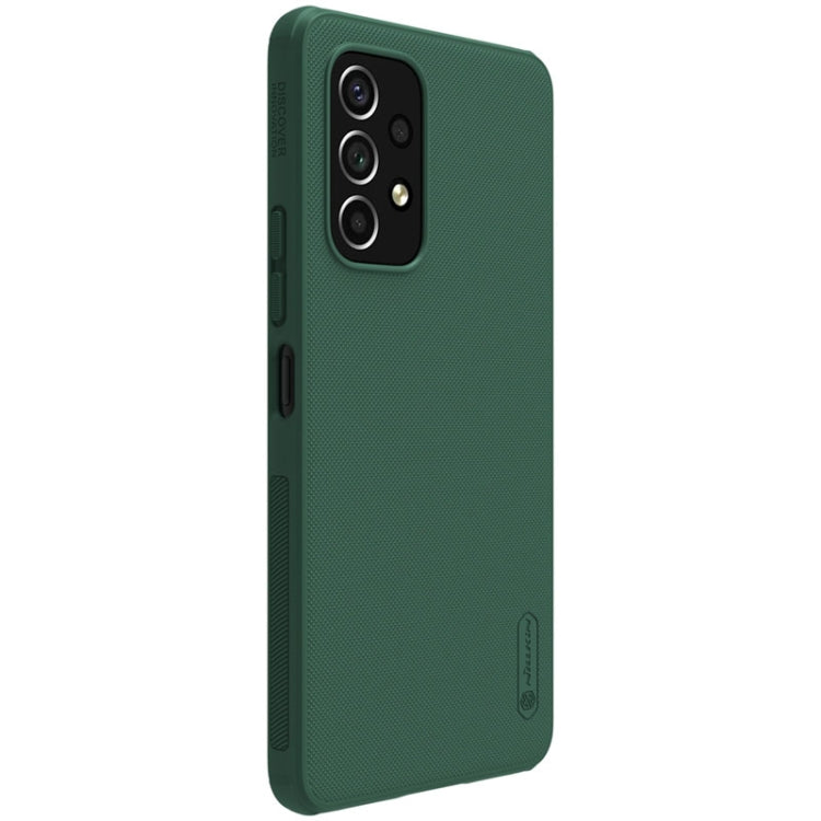 For Samsung Galaxy A53 5G NILLKIN Super Frosted Shield Pro PC + TPU Phone Case(Green) - Galaxy Phone Cases by NILLKIN | Online Shopping South Africa | PMC Jewellery