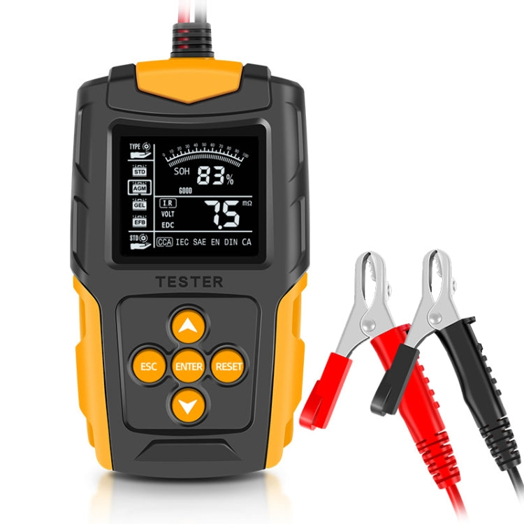 FOXSUR FBT200 12V / 24V Car Battery Tester(Orange) - Electronic Test by FOXSUR | Online Shopping South Africa | PMC TechLife | Buy Now Pay Later Mobicred