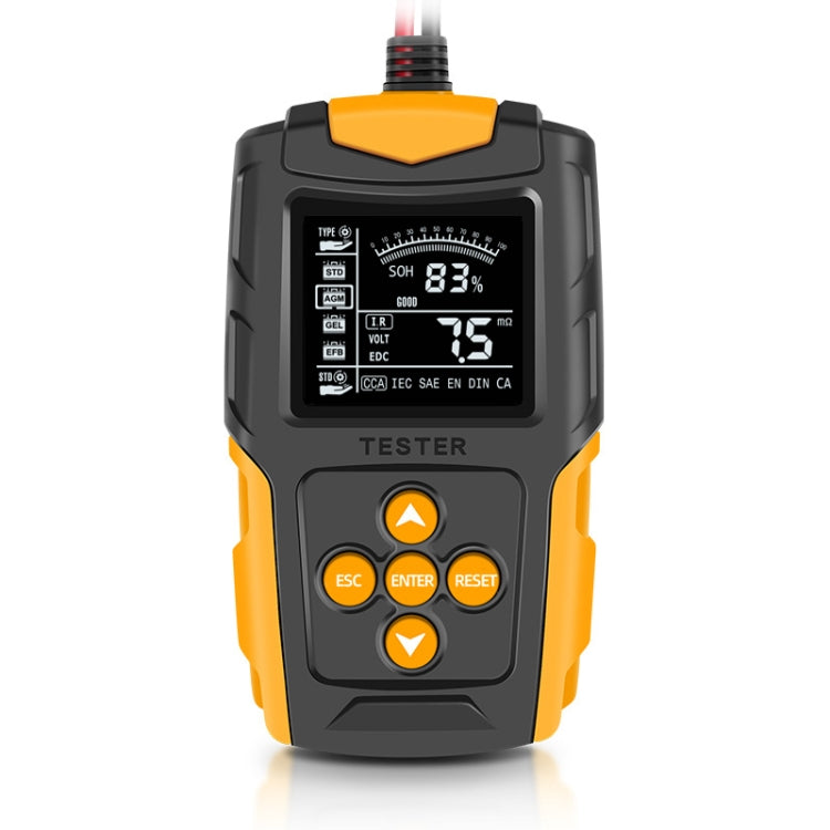 FOXSUR FBT200 12V / 24V Car Battery Tester(Orange) - Electronic Test by FOXSUR | Online Shopping South Africa | PMC TechLife | Buy Now Pay Later Mobicred