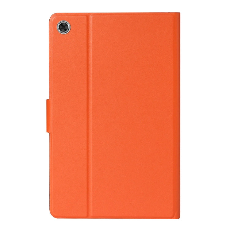 For Samsung Galaxy Tab A8 10.5 2021 Pure Color Leather Tablet Case(Orange) - free shipping - PMC TechLife - Order now!