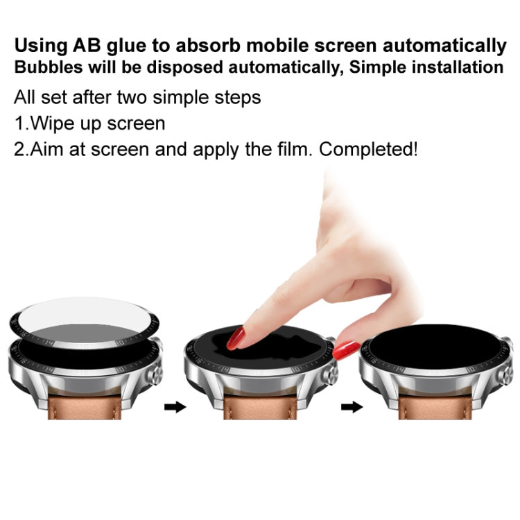 Compatible with Garmin Epix IMAK Plexiglass HD Watch Protective Film - Screen Protector by imak | Online Shopping South Africa | PMC TechLife | Buy Now Pay Later Mobicred