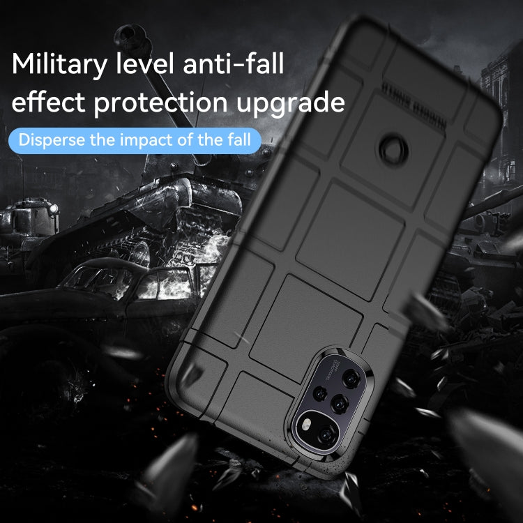 For Motorola Moto G22 Full Coverage Shockproof TPU Case(Black) - Motorola Cases by PMC TechLife | Online Shopping South Africa | PMC TechLife | Buy Now Pay Later Mobicred