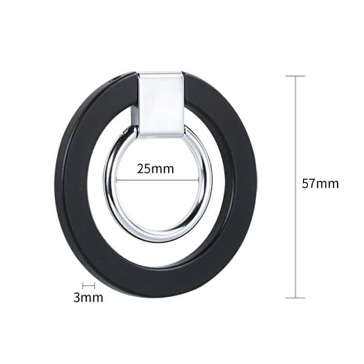 wlons Magnetic 360 Degree Rotatable Mobile Phone Ring Holder(White) - Ring Holder by wlons | Online Shopping South Africa | PMC Jewellery | Buy Now Pay Later Mobicred