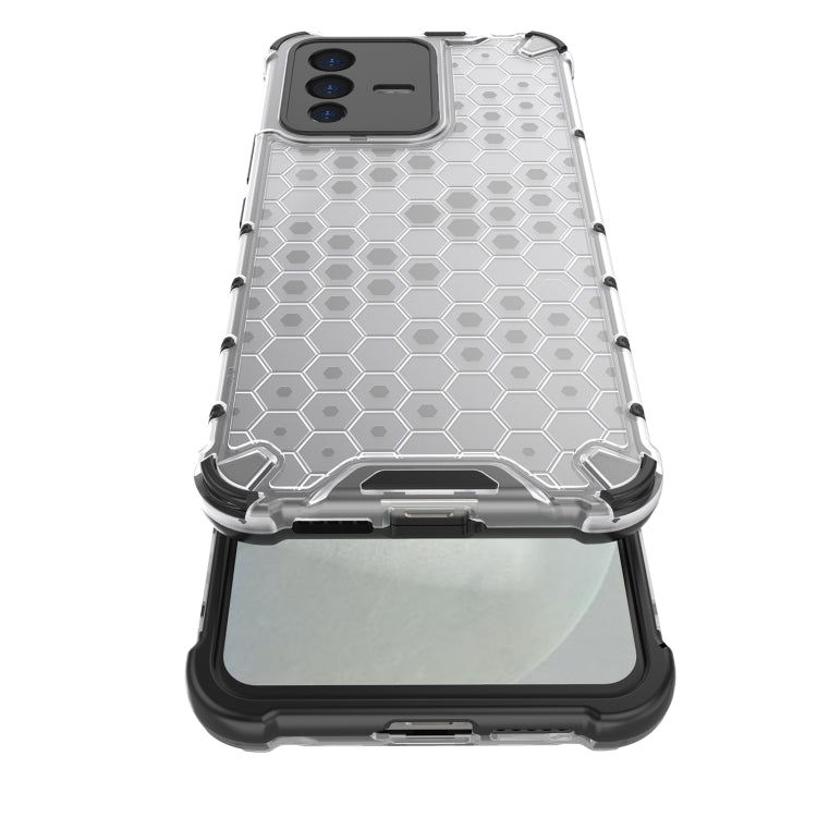 For vivo S12 / V23 5G Shockproof Honeycomb PC + TPU Phone Case(Black) - free shipping - PMC TechLife - Order now!