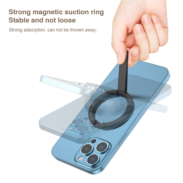 DUX DUICS Stoyobe HF-IV Magnetic Mobile Phone Stand Bracket for iPhone 12 & 13 Series(Black) - Hand-Sticking Bracket by DUX DUCIS | Online Shopping South Africa | PMC TechLife | Buy Now Pay Later Mobicred