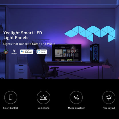 Original Xiaomi Yeelight Smart LED Light Panels 6 PCS - Novelty Lighting by Xiaomi | Online Shopping South Africa | PMC Jewellery | Buy Now Pay Later Mobicred