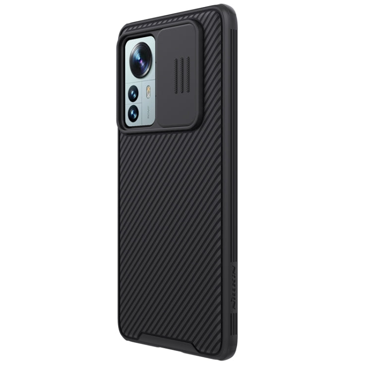 For Xiaomi 12 Pro NILLKIN CamShield Pro Series PC Full Coverage Phone Case(Black) - Xiaomi Cases by NILLKIN | Online Shopping South Africa | PMC Jewellery | Buy Now Pay Later Mobicred