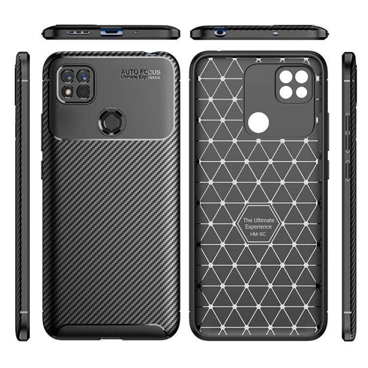 For Xiaomi Redmi 10A Carbon Fiber Texture Shockproof TPU Phone Case(Black) - Xiaomi Cases by PMC Jewellery | Online Shopping South Africa | PMC Jewellery