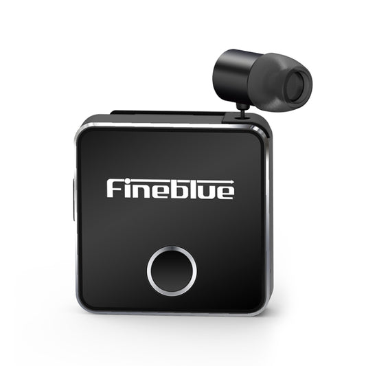 Fineblue F1 Lavalier Bluetooth Earphone, Support Vibration Reminder(Black) - Bluetooth Earphone by Fineblue | Online Shopping South Africa | PMC Jewellery | Buy Now Pay Later Mobicred