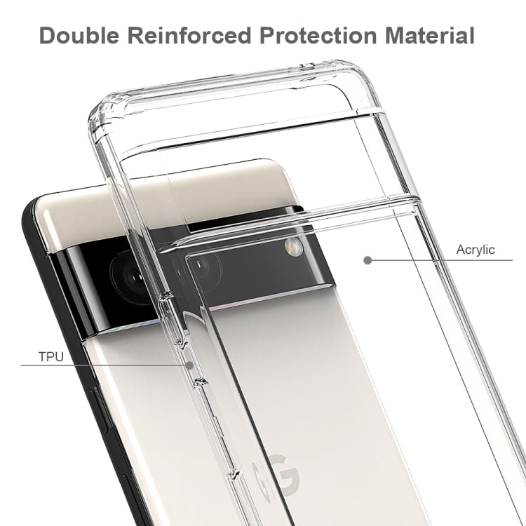 For Google Pixel 7 Scratchproof TPU + Acrylic Protective Case(Transparent) - free shipping - PMC TechLife - Order now!