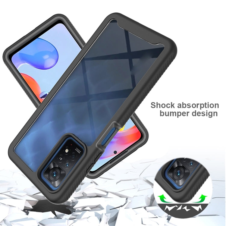 For Xiaomi Redmi Note 11 Pro Global Starry Sky Solid Color Series PC + TPU Phone Case(Black) - free shipping - PMC TechLife - Order now!