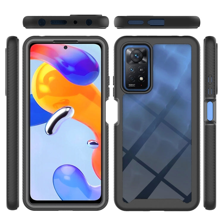 For Xiaomi Redmi Note 11 Pro Global Starry Sky Solid Color Series PC + TPU Phone Case(Black) - free shipping - PMC TechLife - Order now!