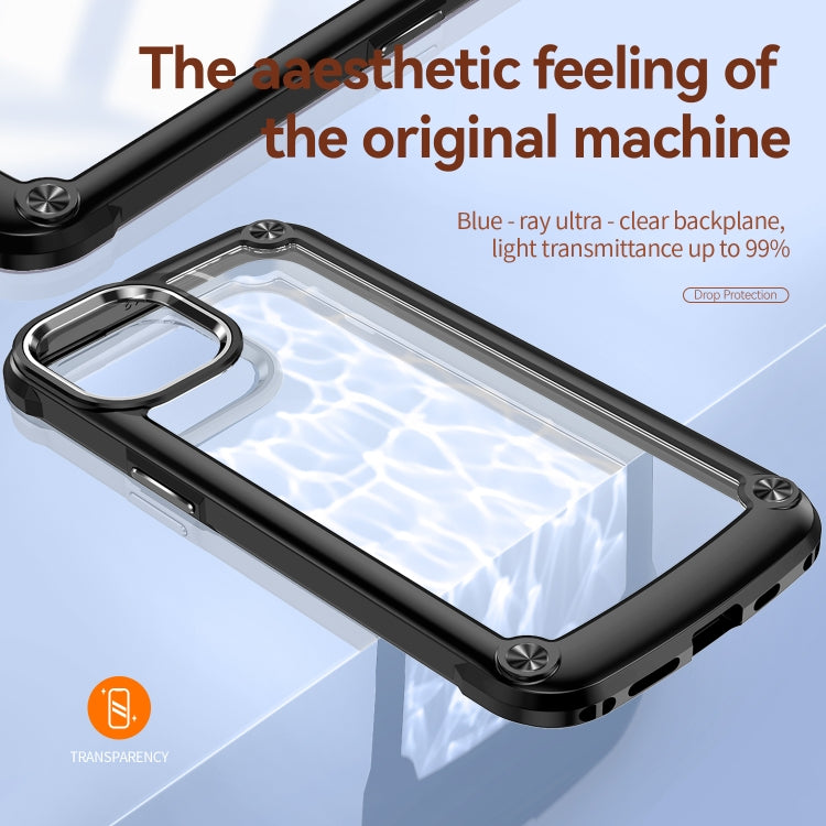 For iPhone 11 TPU + PC Lens Protection Phone Case (Black) - iPhone 11 Cases by PMC TechLife | Online Shopping South Africa | PMC TechLife | Buy Now Pay Later Mobicred