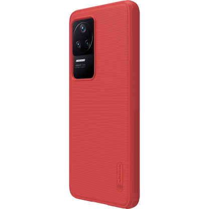 For Xiaomi Redmi K50 / K50 Pro NILLKIN Frosted Shield Pro PC + TPU Phone Case(Red) - Xiaomi Cases by NILLKIN | Online Shopping South Africa | PMC Jewellery