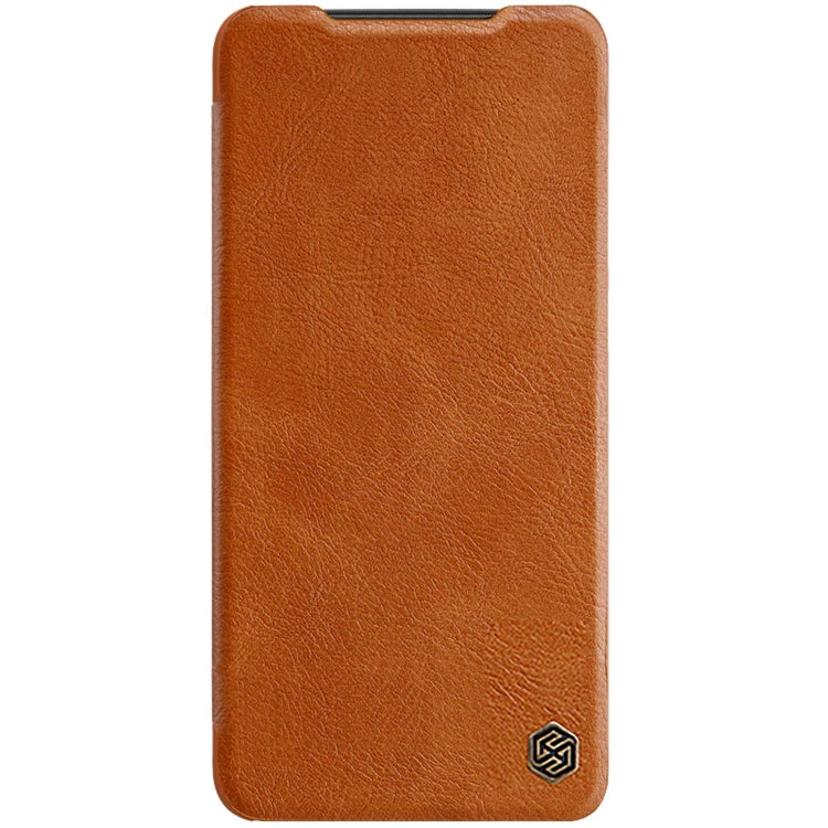 For Xiaomi Redmi Note 11 Global NILLKIN QIN Series Crazy Horse Texture Leather Case(Brown) - Xiaomi Cases by NILLKIN | Online Shopping South Africa | PMC Jewellery