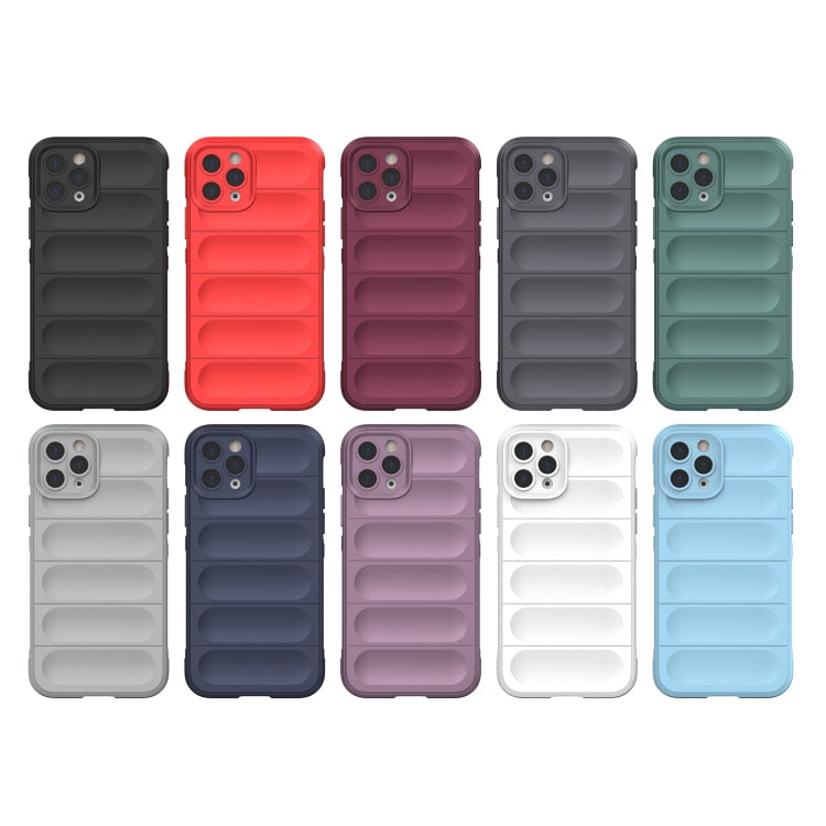 For iPhone 11 Pro Max Magic Shield TPU + Flannel Phone Case (Purple) - free shipping - PMC TechLife - Order now!