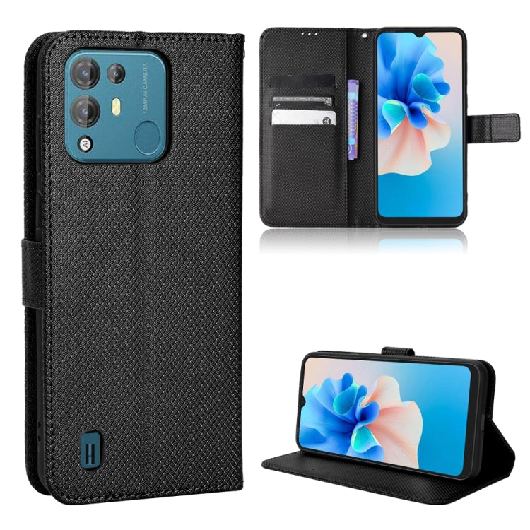 For Blackview A55 Pro Diamond Texture Leather Phone Case(Black) - More Brand by PMC TechLife | Online Shopping South Africa | PMC TechLife | Buy Now Pay Later Mobicred