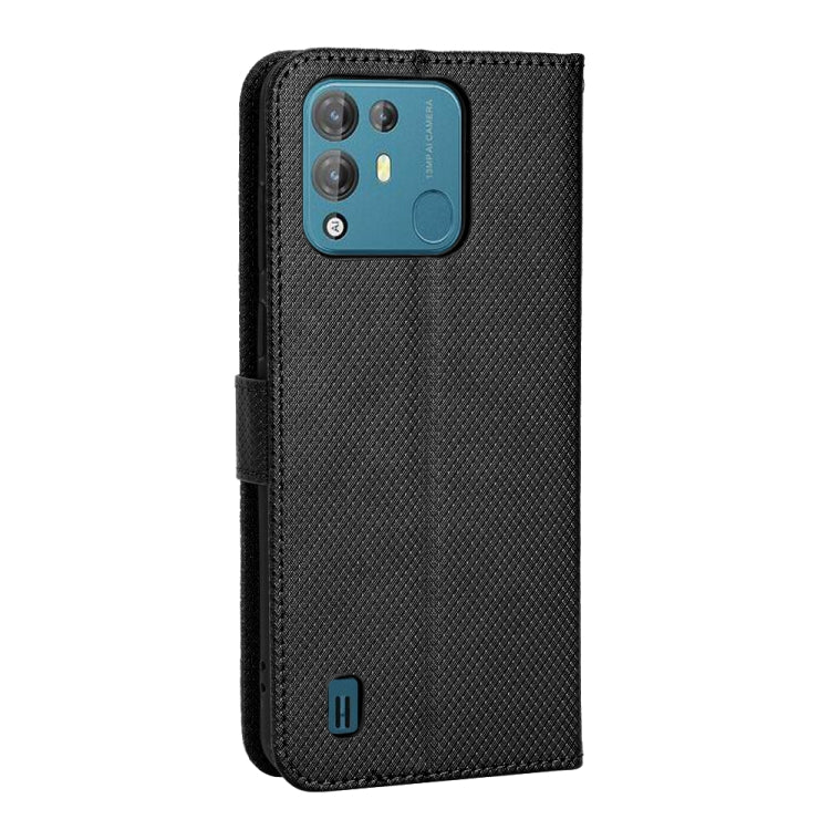 For Blackview A55 Pro Diamond Texture Leather Phone Case(Black) - More Brand by PMC TechLife | Online Shopping South Africa | PMC TechLife | Buy Now Pay Later Mobicred