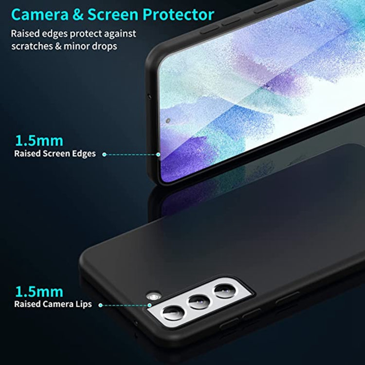 For Samsung Galaxy S21+ 5G MagSafe Magnetic Liquid Silicone Phone Case(Black) - Galaxy S22+ 5G Cases by PMC TechLife | Online Shopping South Africa | PMC TechLife | Buy Now Pay Later Mobicred