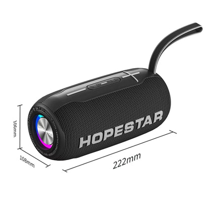 HOPESTAR H49 RGB Light TWS Waterproof Wireless Bluetooth Speaker(Blue) - Waterproof Speaker by HOPESTAR | Online Shopping South Africa | PMC Jewellery | Buy Now Pay Later Mobicred