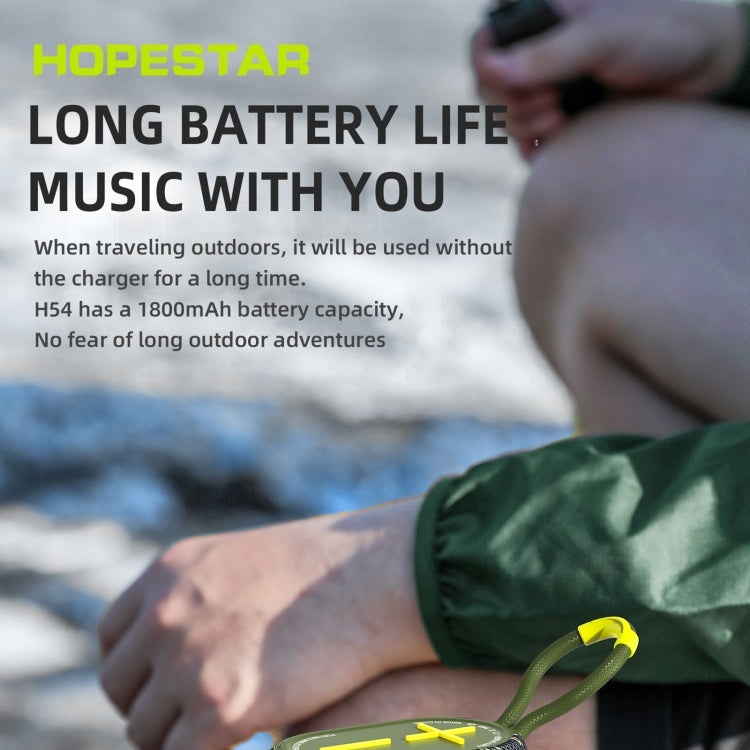 HOPESTAR H54 RGB Light TWS Waterproof Wireless Bluetooth Speaker(Blue) - Waterproof Speaker by HOPESTAR | Online Shopping South Africa | PMC Jewellery