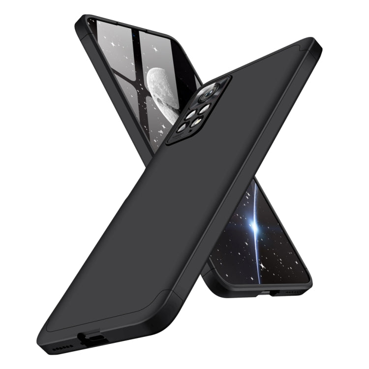 For Xiaomi Redmi Note 11 Pro 4G / 5G Global GKK Three Stage Splicing Full Coverage PC Case(Black) - free shipping - PMC TechLife - Order now!