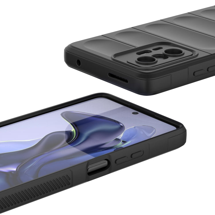 For Xiaomi 11T Magic Shield TPU + Flannel Phone Case(Black) - free shipping - PMC TechLife - Order now!
