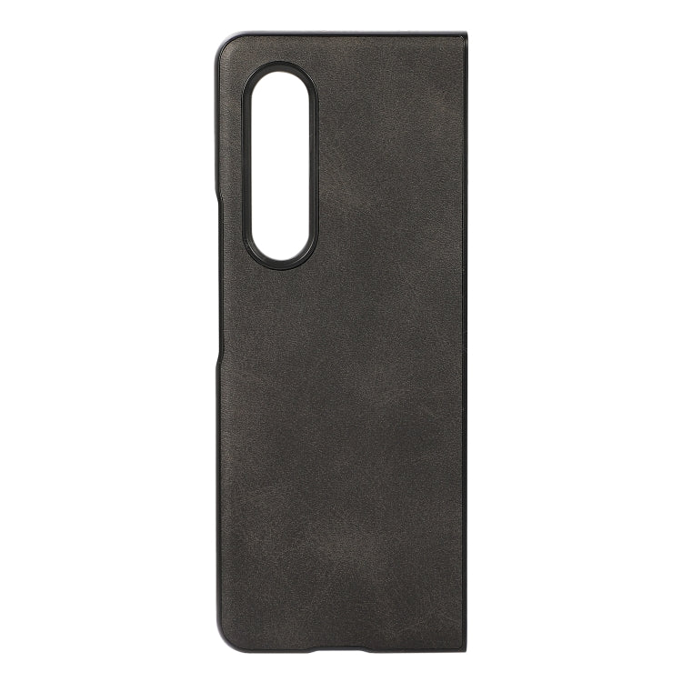 For Samsung Galaxy Z Fold4 Two-color Calf Texture Shockproof Phone Case(Black) - free shipping - PMC TechLife - Order now!