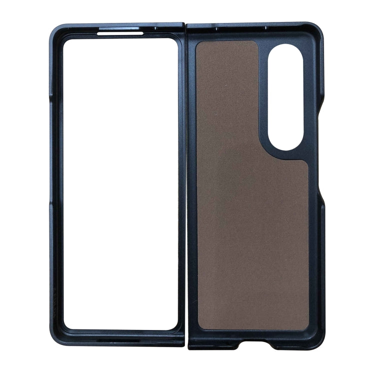 For Samsung Galaxy Z Fold4 Two-color Calf Texture Shockproof Phone Case(Black) - free shipping - PMC TechLife - Order now!