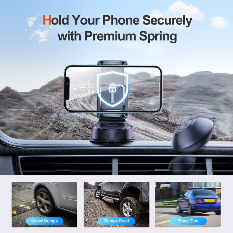JOYROOM JR-ZS284 Car Dashboard Phone Holder(Black) - free shipping - PMC TechLife - Order now!