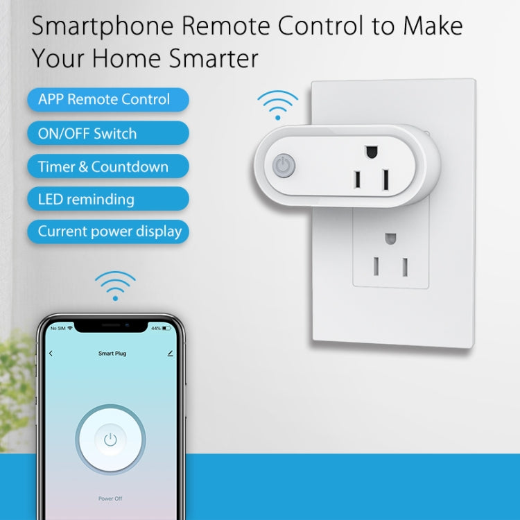 NEO NAS-WR12W 15A 2.4G WiFi US Smart Power Plug - Smart Socket by NEO | Online Shopping South Africa | PMC Jewellery