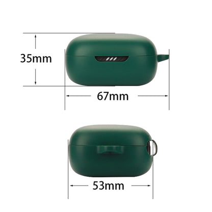 Bluetooth Earphone Silicone Protective Case For JBL Live Free 2 TWS(Dark Green) - JBL Earphone Case by PMC Jewellery | Online Shopping South Africa | PMC Jewellery