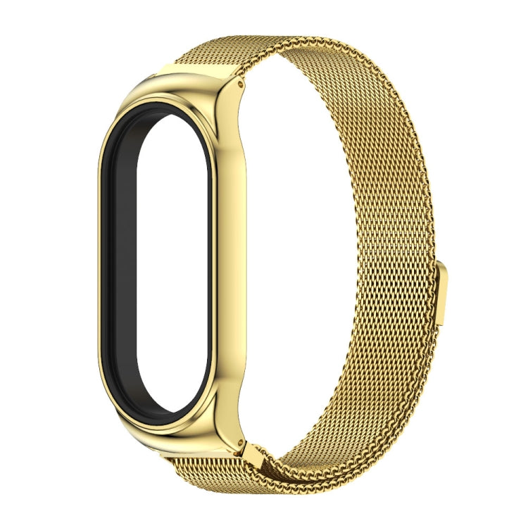 For Xiaomi Mi Band 7 / 7 NFC MIJOBS CS Milan Magnetic Stainless Steel Watch Band(Gold) - Watch Bands by MIJOBS | Online Shopping South Africa | PMC Jewellery | Buy Now Pay Later Mobicred