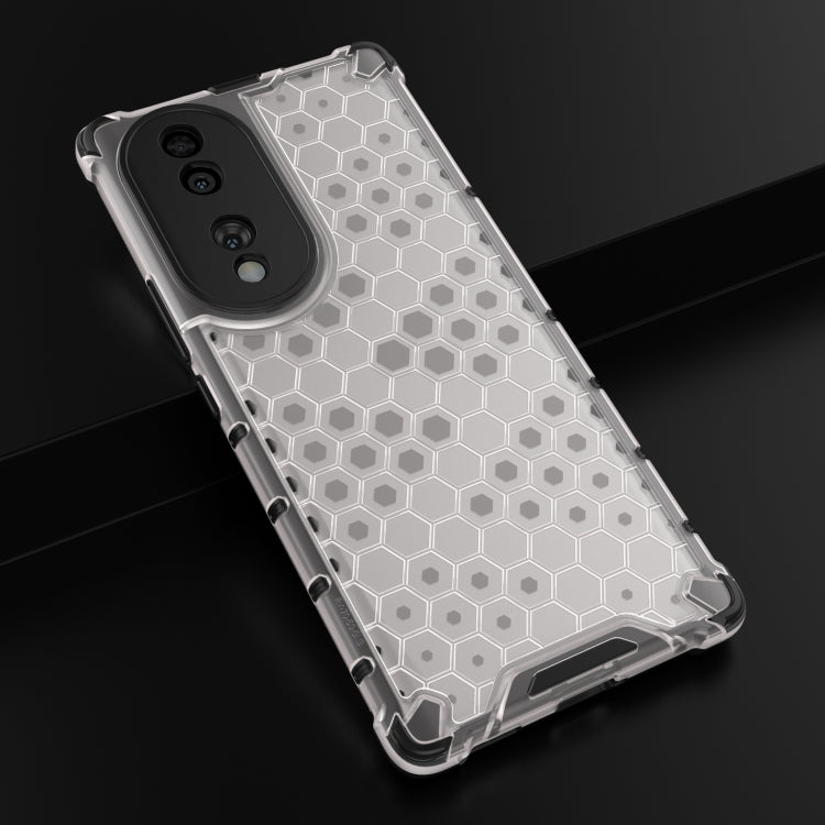 For Honor 70 5G Honeycomb Phone Case(White) - Honor Cases by PMC TechLife | Online Shopping South Africa | PMC TechLife | Buy Now Pay Later Mobicred