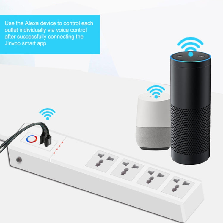 WiFi 10A SM-SO306-M 4 Holes + 2 USB Multi-purpose Smart Power Strip(AU Plug) - Smart Socket by PMC TechLife | Online Shopping South Africa | PMC TechLife