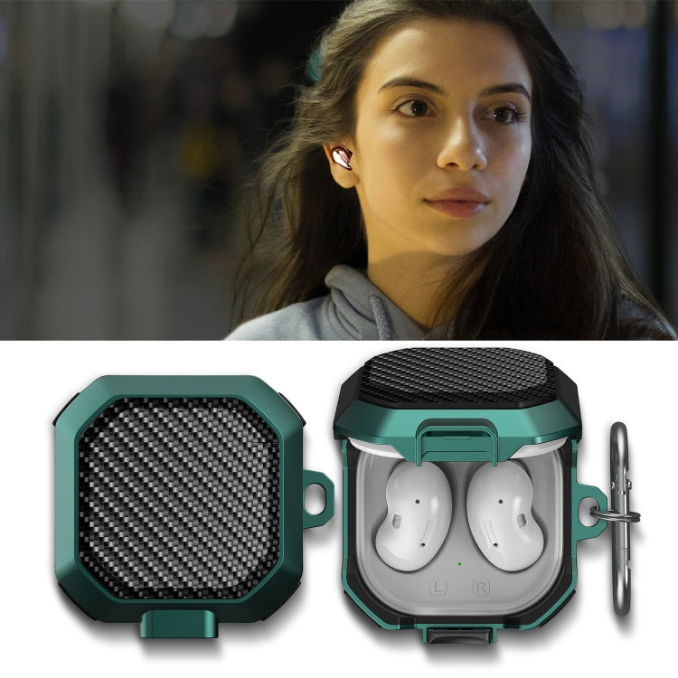 For Samsung Galaxy Buds Live/Buds Pro/Buds 2/2 Pro Anti-fall Earphones Case with Switch (Brown) - Samsung Earphone Case by PMC TechLife | Online Shopping South Africa | PMC TechLife