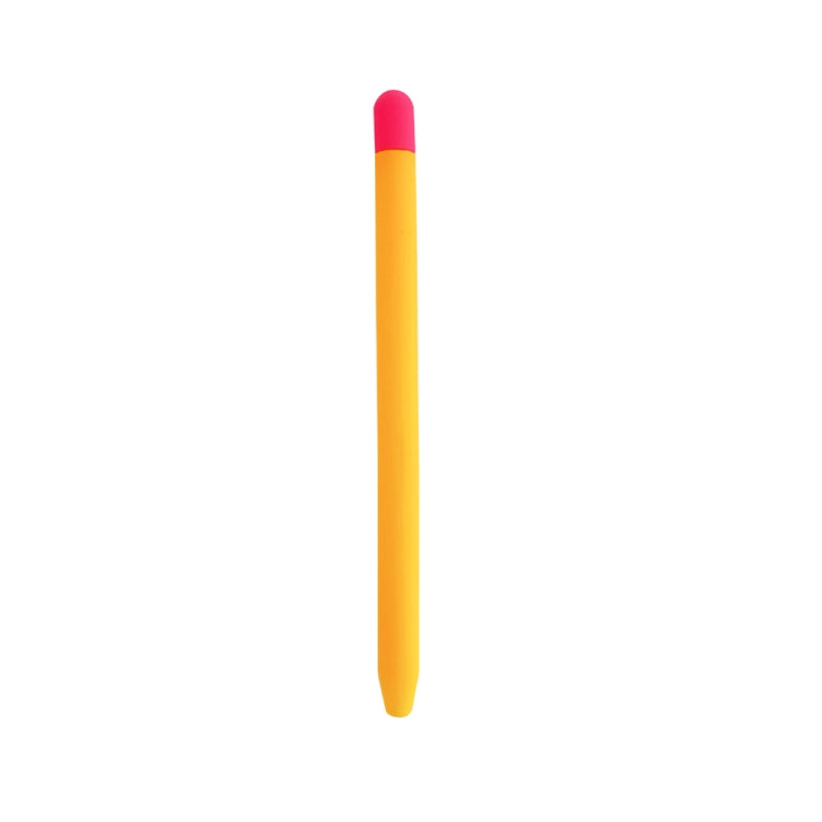 Contrasting Color Silicone Protective Case For Apple Pencil 2(Orange) - Pencil Accessories by PMC TechLife | Online Shopping South Africa | PMC TechLife