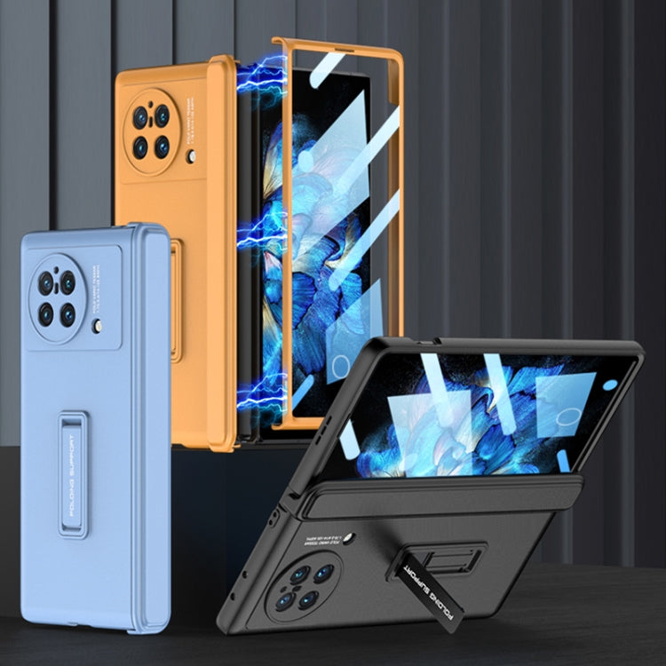 For vivo X Fold GKK Magnetic Hinge Flip Phone Case with Holder(Black) - free shipping - PMC TechLife - Order now!