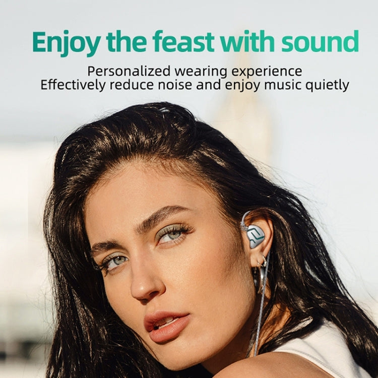 KZ-ZES Electrostatic Dynamic Hybrid HIFI In-Ear Headphones,Length: 1.2m(With Microphone) - In Ear Wired Earphone by KZ | Online Shopping South Africa | PMC Jewellery | Buy Now Pay Later Mobicred