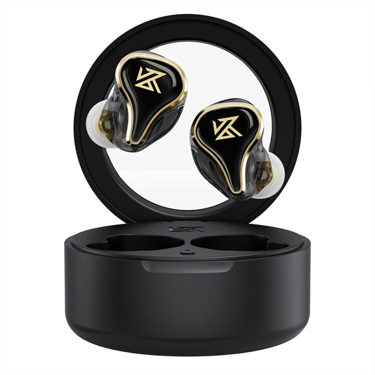 KZ-SK10 PRO Ring Iron Sports Wireless Bluetooth TWS Headphones(Black) - Bluetooth Earphone by KZ | Online Shopping South Africa | PMC Jewellery | Buy Now Pay Later Mobicred