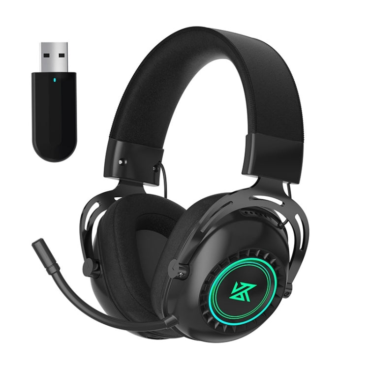 KZ-GP20 Bluetooth/2.4G Dual Mode Gaming RGB Lighting Headphones(Black) - Headset & Headphone by KZ | Online Shopping South Africa | PMC Jewellery | Buy Now Pay Later Mobicred