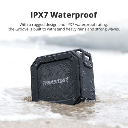 Tronsmart Groove Outdoor Portable Bluetooth 5.0 IPX7 Waterproof Mini Speaker with Voice Assistant(Black) - Mini Speaker by Tronsmart | Online Shopping South Africa | PMC Jewellery